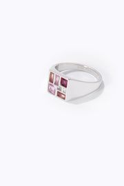 Poetic Mind Ruby Ring - Sterling Silver