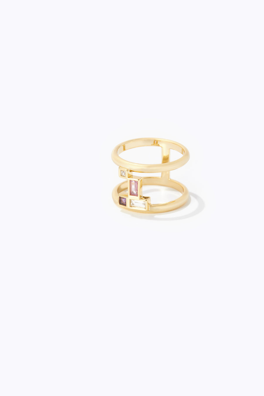 Gentle Mind Pink Sapphire Ring - 14k Yellow Gold