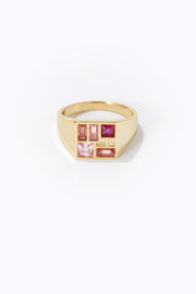 Poetic Mind Ruby Ring - 14k Yellow Gold