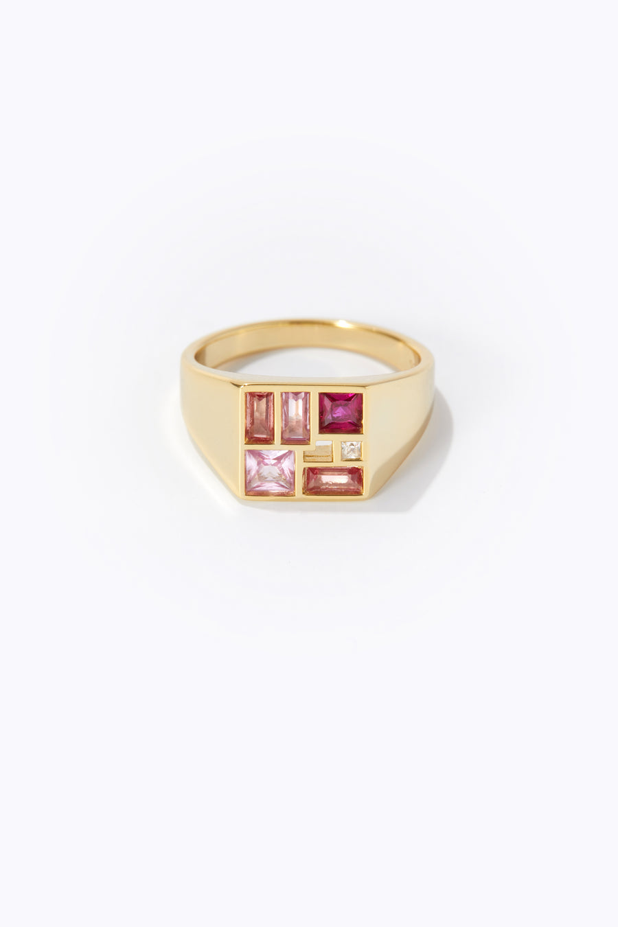 Poetic Mind Ruby Ring - 14k Yellow Gold