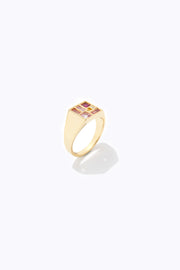 Poetic Mind Ruby Ring - 14k Yellow Gold