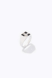 Poetic Mind Black Onyx Ring - Sterling Silver